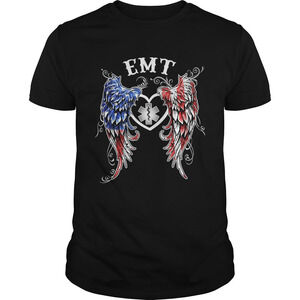Independence Day Caduceus Emt Heart Shirt